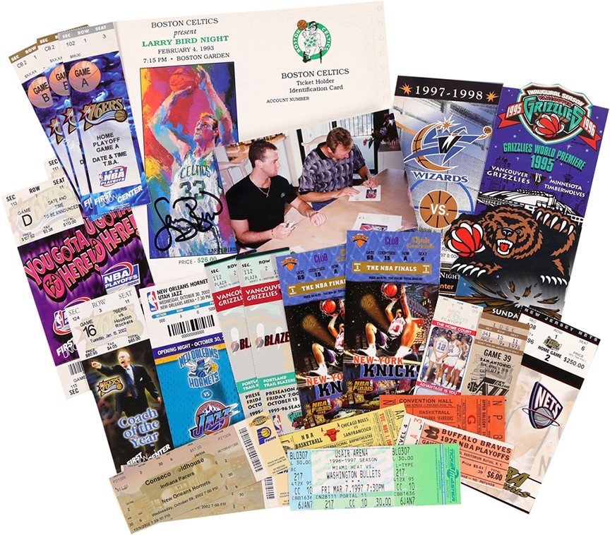 - 1960-2002 Pro Basketball Ticket Collection (23)