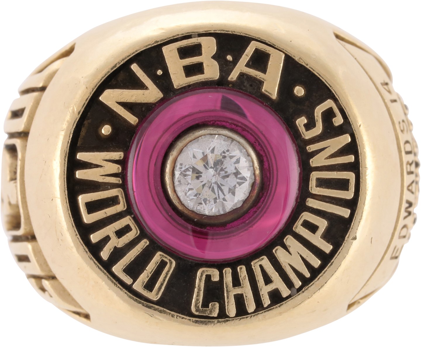 - 1983 Franklin Edwards Philadelphia 76ers NBA World Championship Player Ring