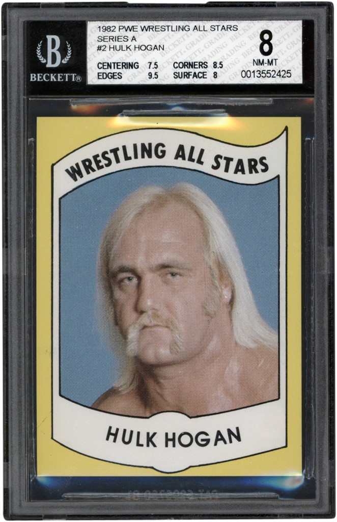 Wrestling - 1982 PWE Wrestling All Stars Series A #2 Hulk Hogan BGS NM-MT 8