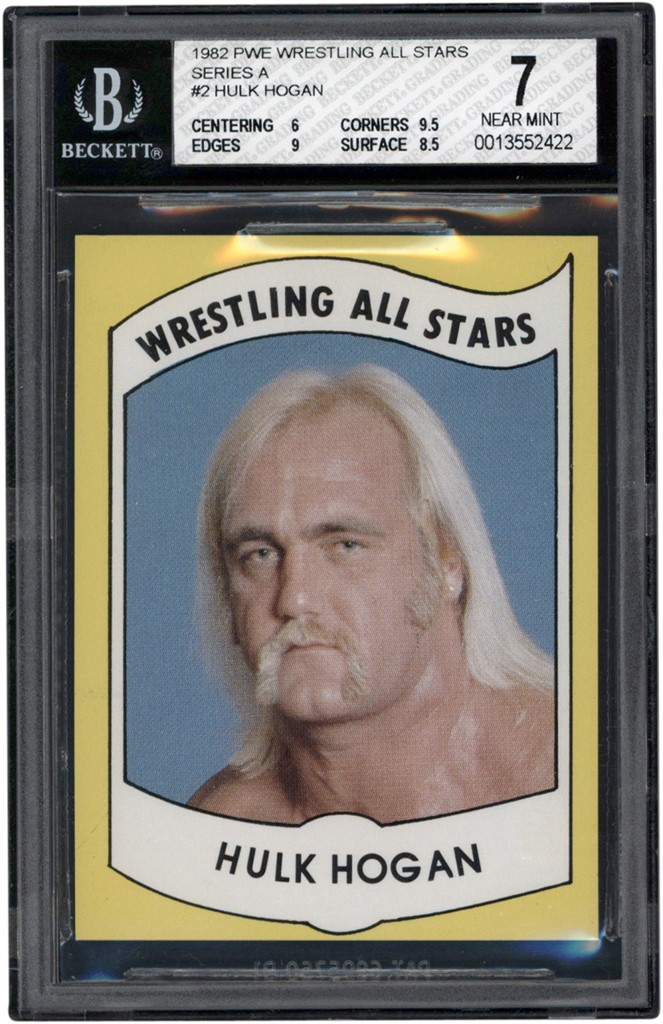 Wrestling - 1982 PWE Wrestling All Stars Series A #2 Hulk Hogan BGS NM 7