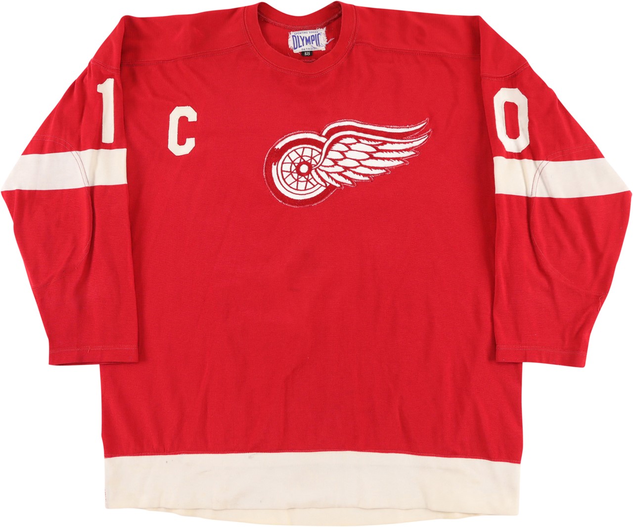 - Circa 1970 Alex Delvecchio Detroit Red Wings Game Worn Jersey MEARS A10