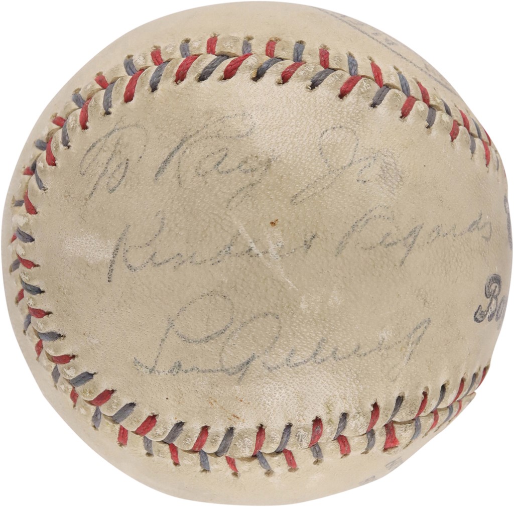 - Lou Gehrig Single-Signed Baseball (PSA)