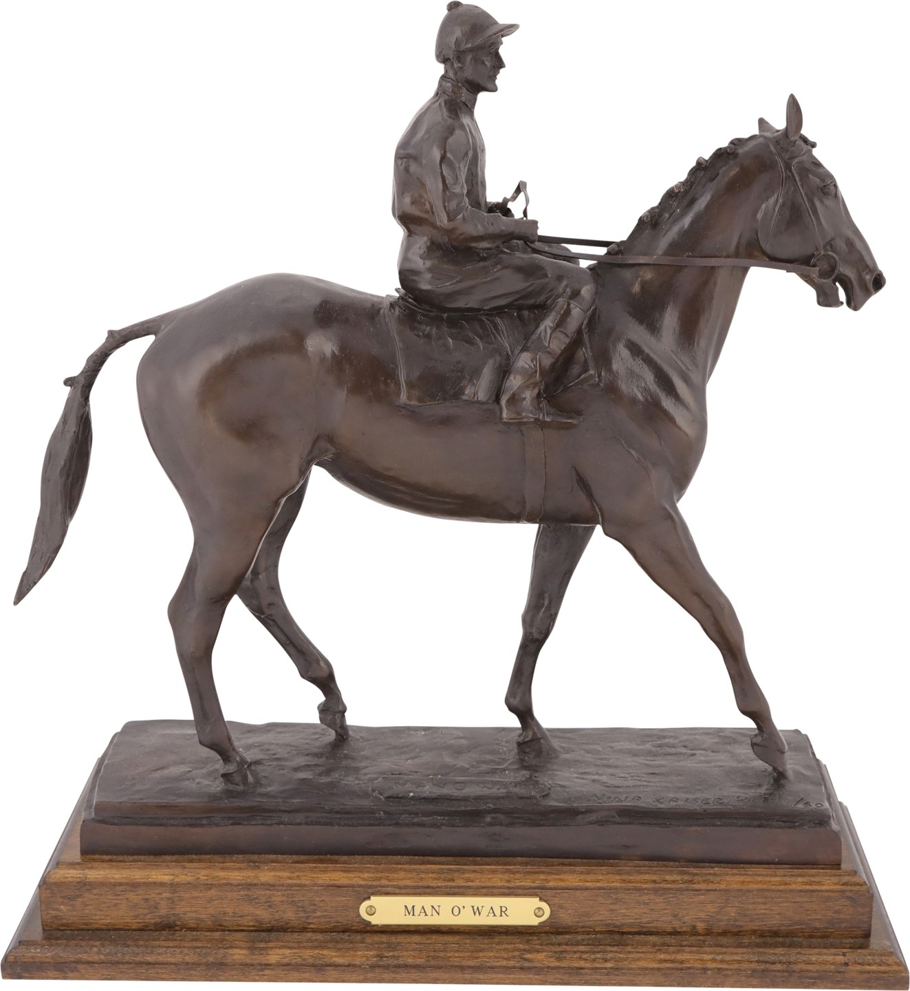 Horse Racing - Man O' War Bronze