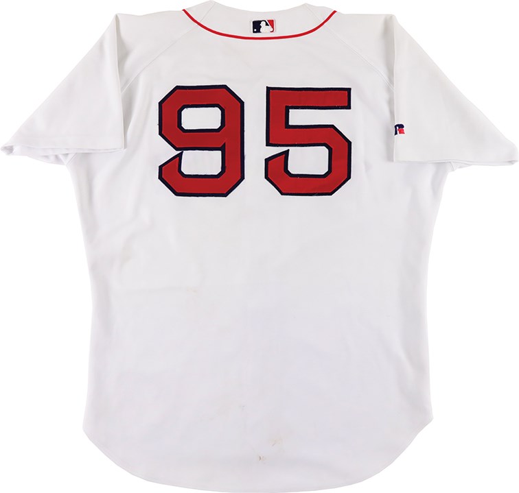 - 2000 Lynn Jones Boston Red Sox Game - Used Jersey
