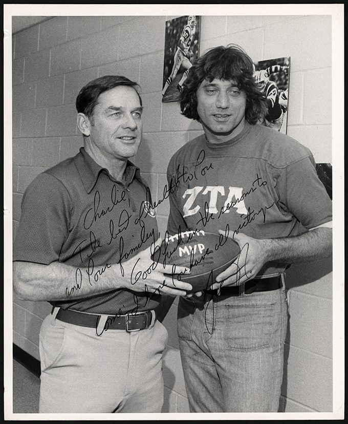 Football - irca 1970 Vintage Signed Joe Namath Wire Photo