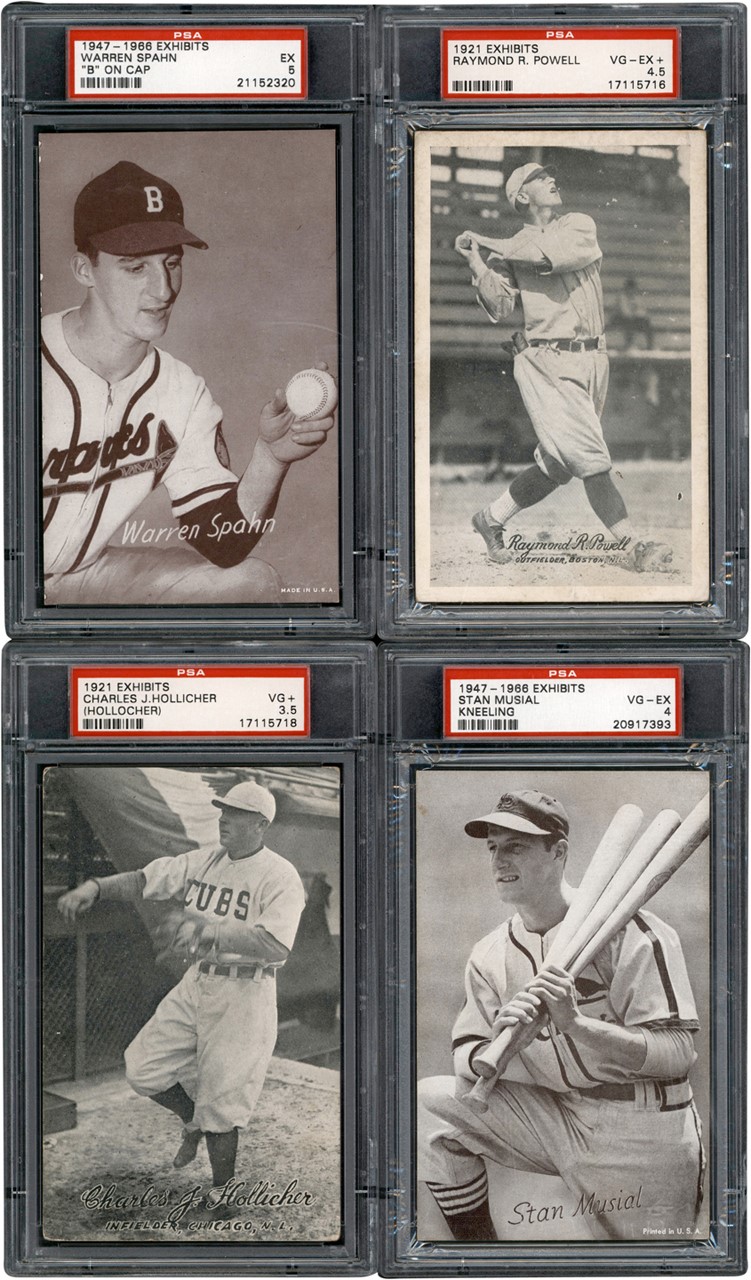 - 1921-1966 Exhibits HOFers & Stars Card Collection (95)