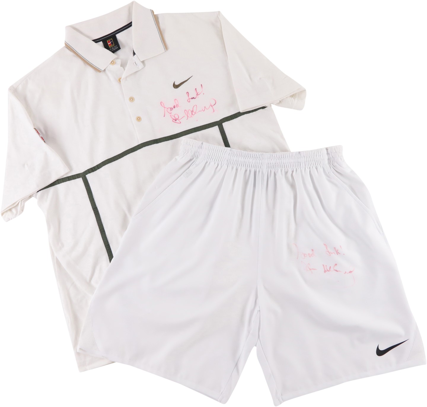 - John McEnroe Signed Match Worn Shirt & Shorts Attributed to 2006 Champions Cup Naples Tournament (PSA)