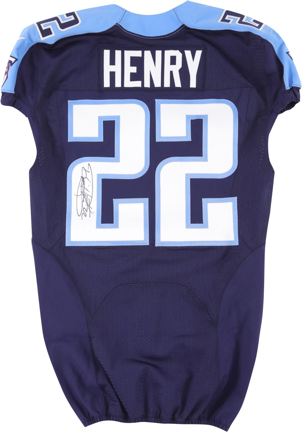 - 2016 Derrick Henry Tennessee Titans Signed Rookie Game Issued Jersey (PSA)