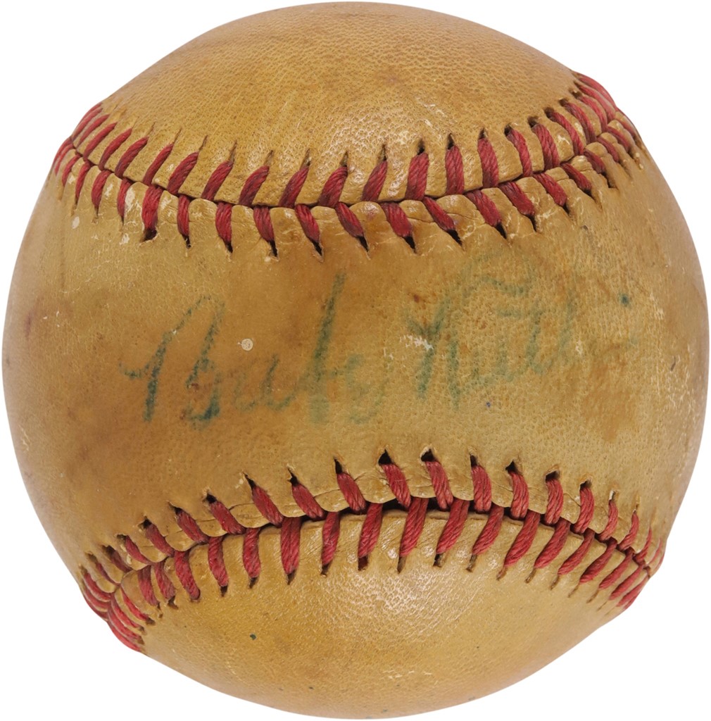- Circa 1930s Babe Ruth Single Signed Baseball