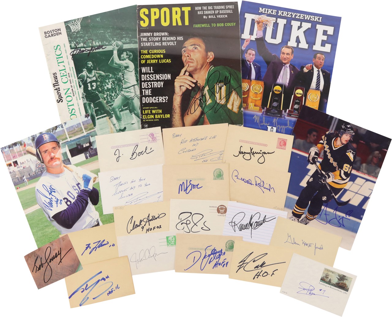 - Multi-Sport Autograph Collection w/Hall of Famers (450+)
