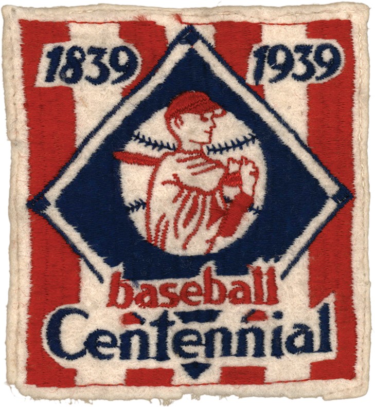 - 1939 Baseball Centennial Uniform Patch
