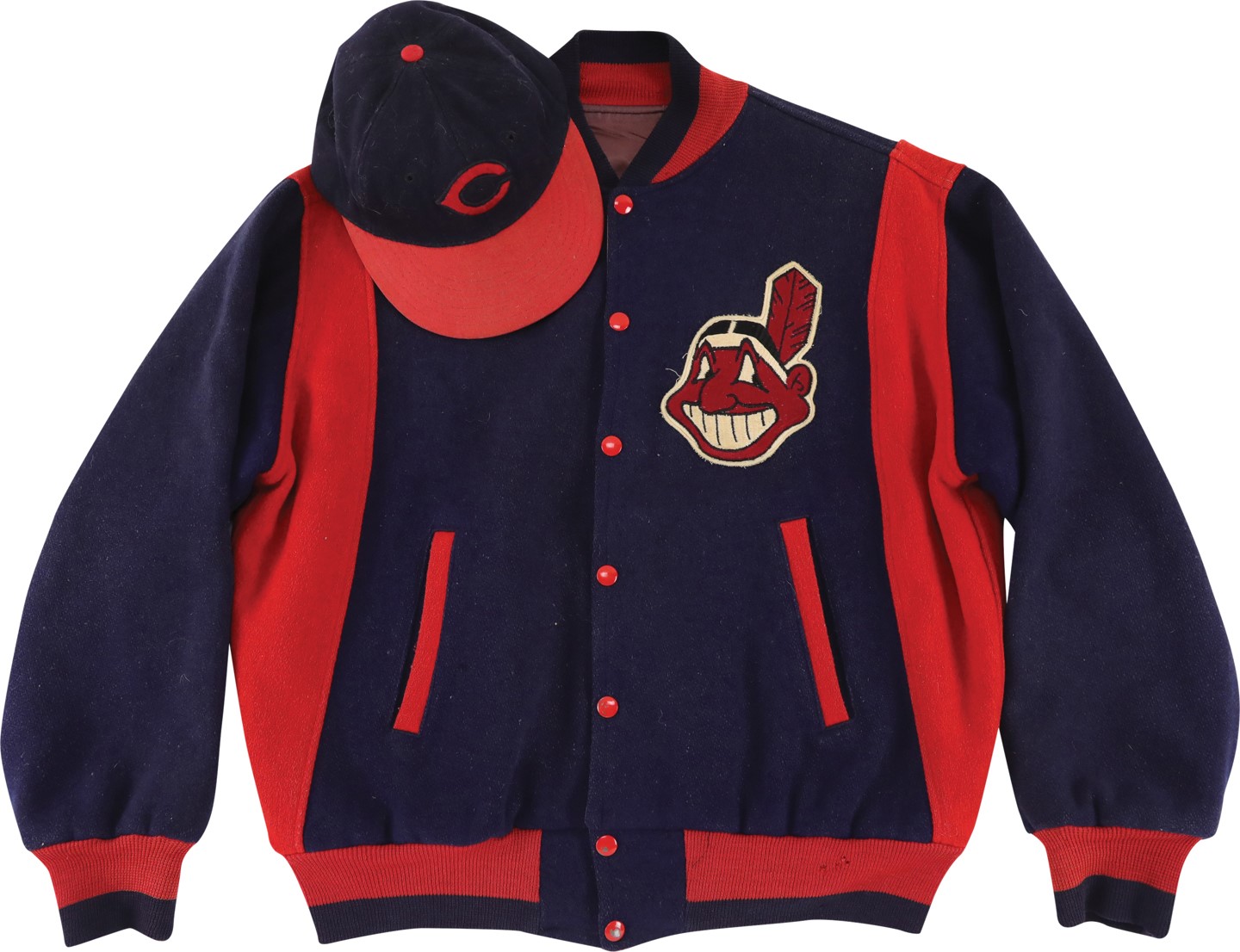 - Mike Garcia Cleveland Indians Game Worn Hat and Jacket