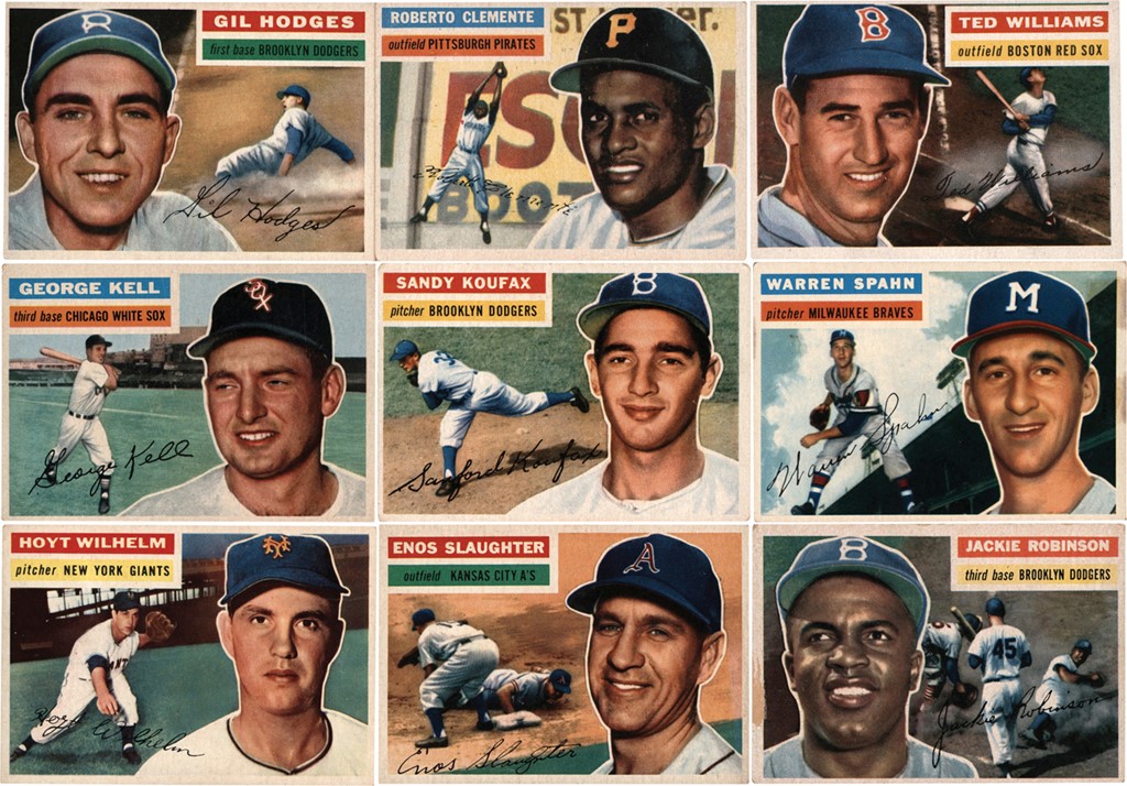 - 1956 Topps Baseball Complete Set (340)