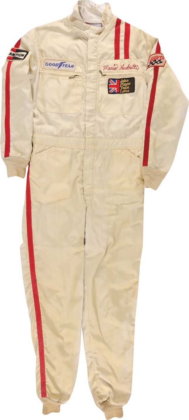 - Late 1970s Mario Andretti Race Worn Suit