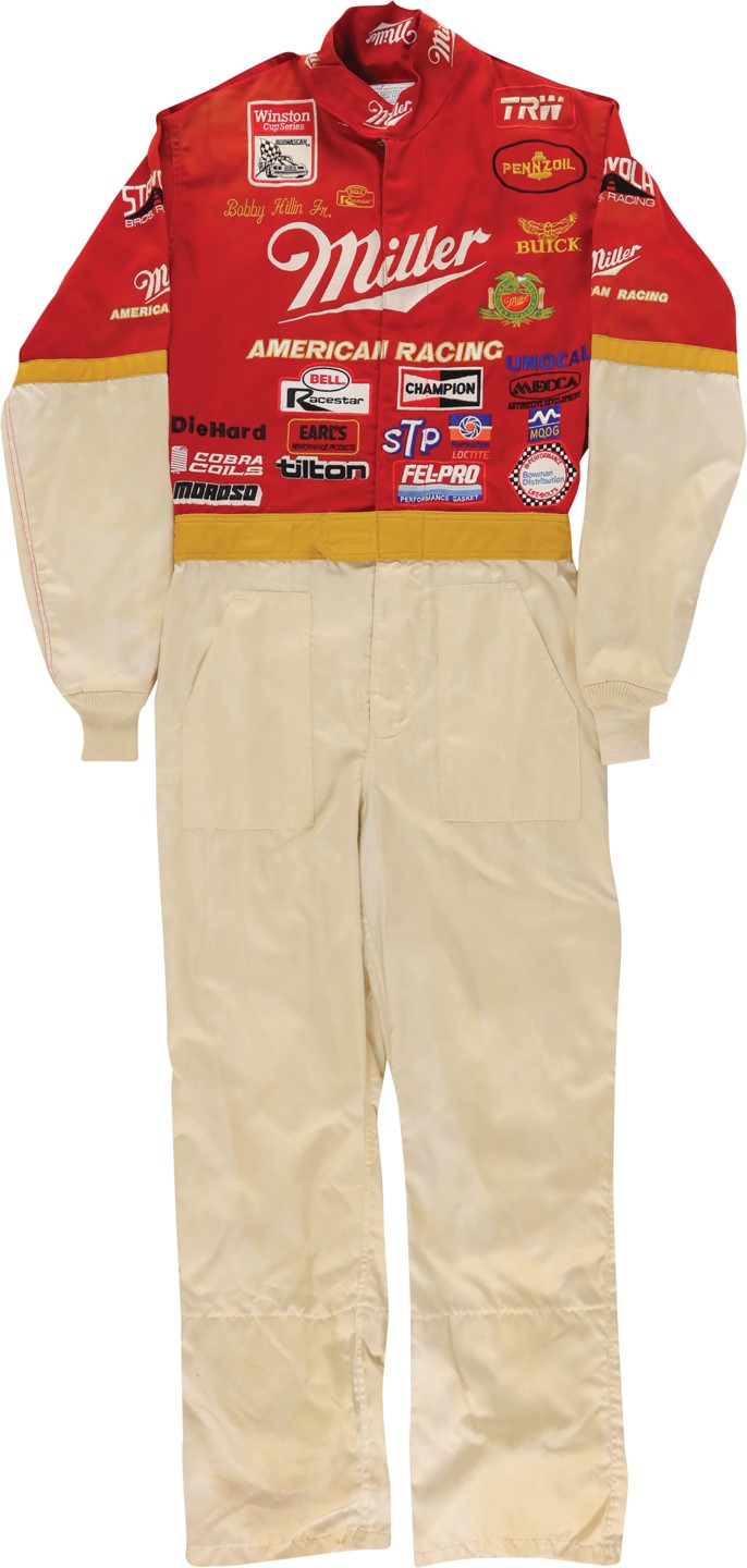 - 1980s Bobby Hillin Jr. NASCAR  Race Worn Suit
