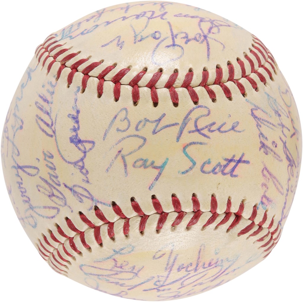- 1954 Pittsburgh Pirates Team-Signed Baseball w/Branch Rickey