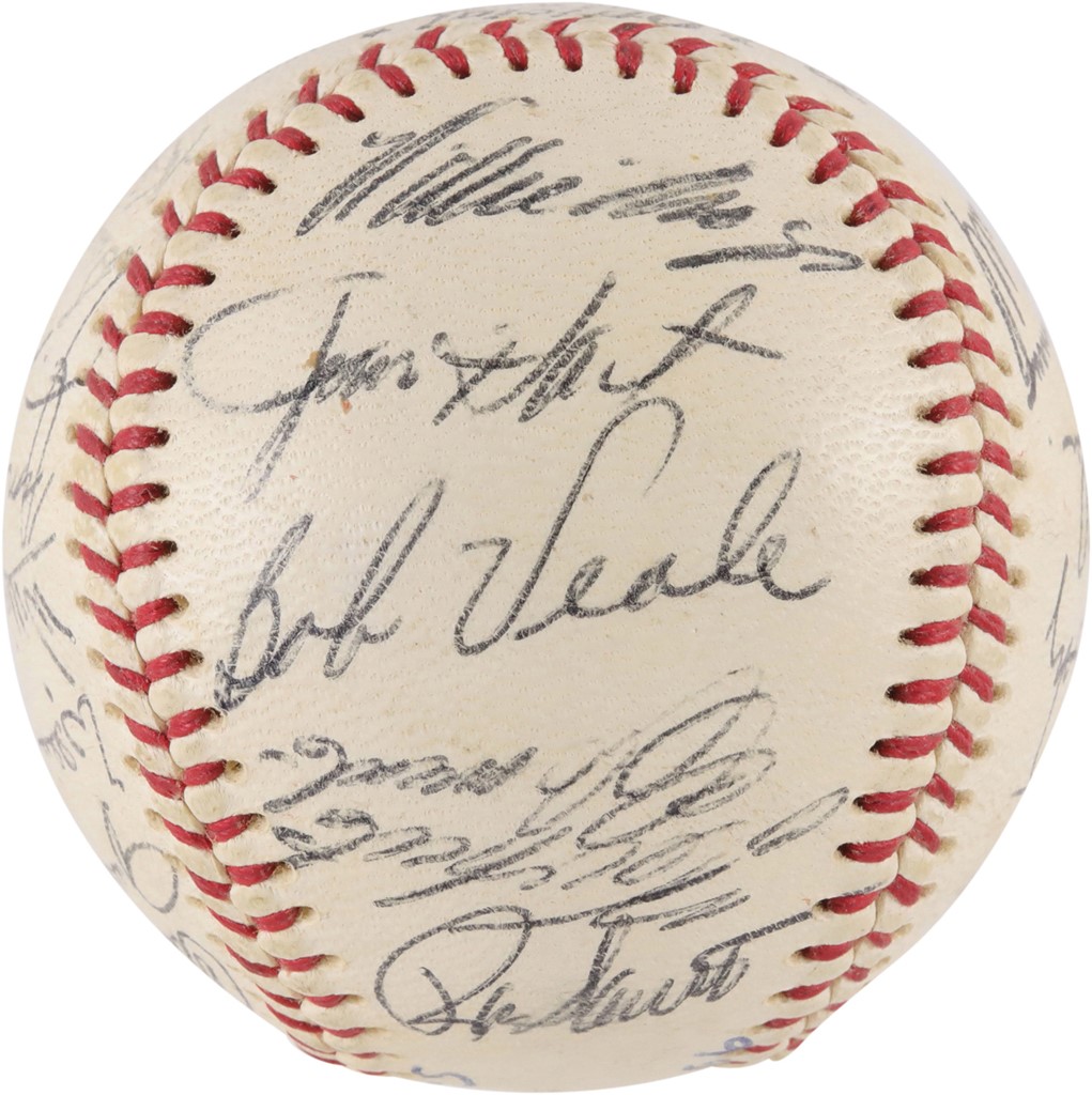 - 1966 National League All Star Team-Signed Baseball w/Roberto Clemente (PSA)