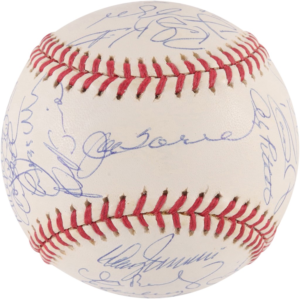- 2001 American League Champion New York Yankees Team-Signed Baseball