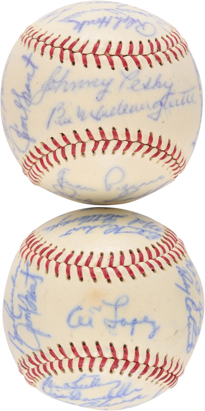 - 1963 and 1965 American League All Star Team Signed Baseballs