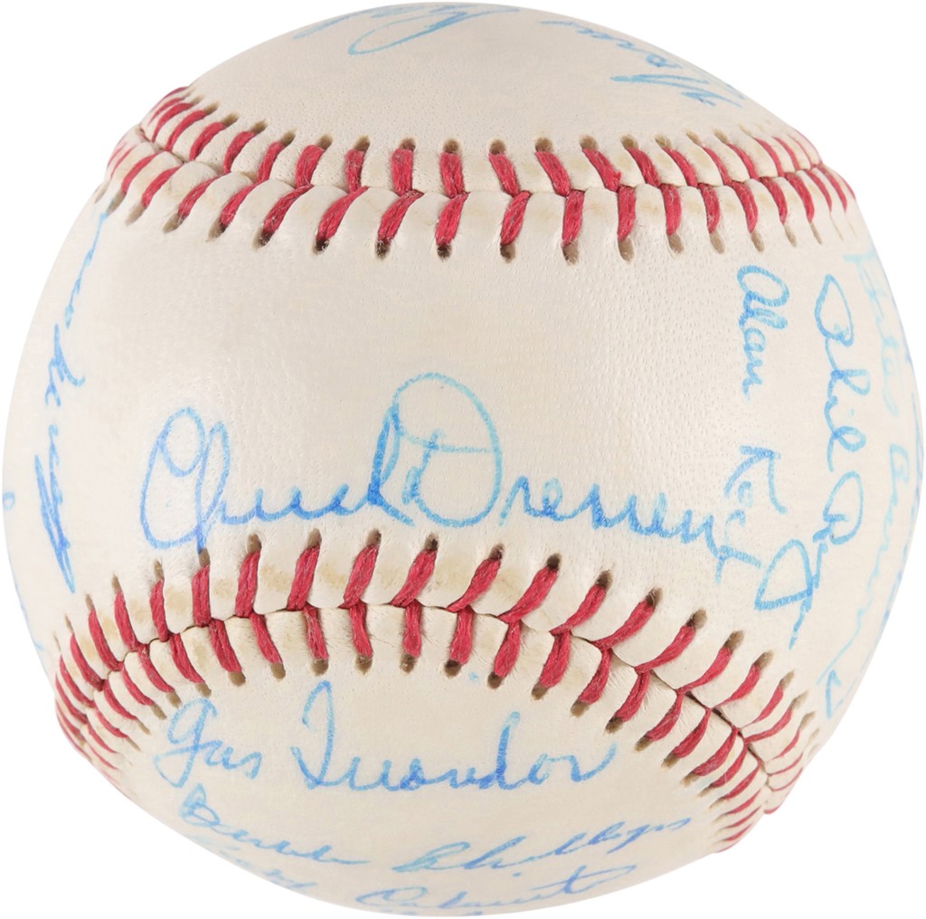 - 1963 Detroit Tigers Team-Signed Baseball - Al Kaline Collection