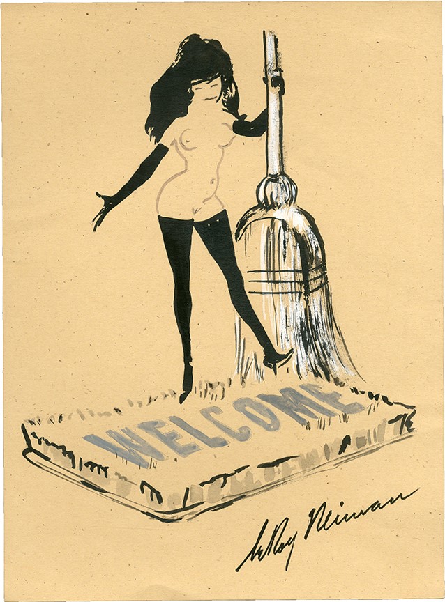 - 1960s Playboy "Femlin" Original Drawing by LeRoy Neiman