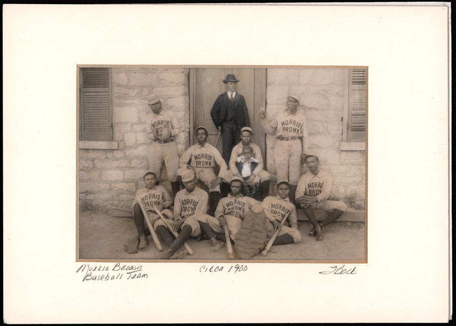 - Circa 1900 Morris Brown Baseball Team Photograph