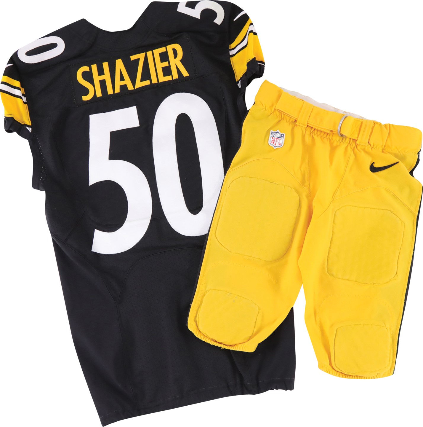 - 2015 Ryan Shazier Pittsburgh Steelers Game Worn Uniform (Photo-Matched & Steelers LOA)