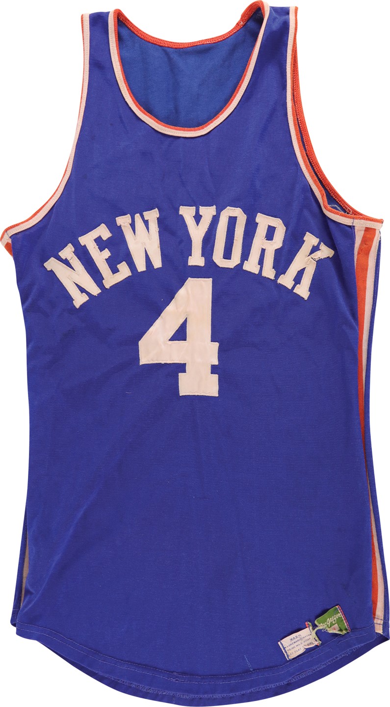 - 1967-68 Freddie Crawford New York Knicks Game Worn Jersey