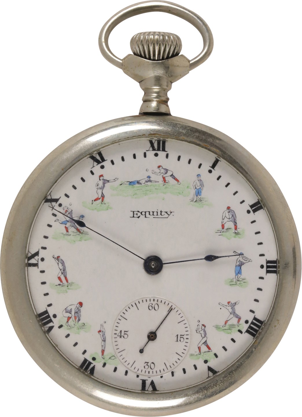 - 19th Century Baseball Pocket Watch by Equity