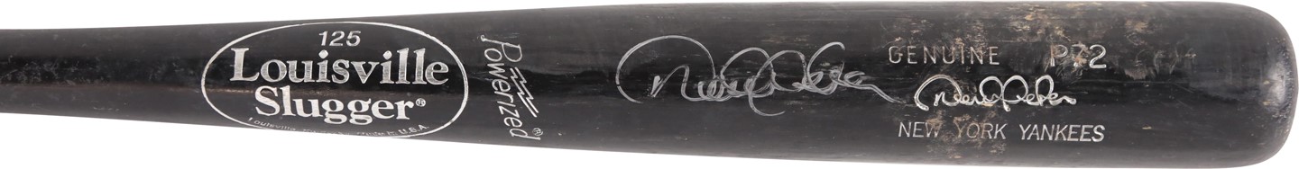 - 2003 Derek Jeter New York Yankees Signed Game Used Bat PSA GU 9.5