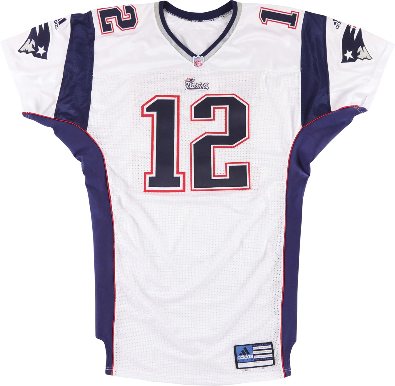 - 2001 Tom Brady New England Patriots Game Jersey - Brady's First Championship Year
