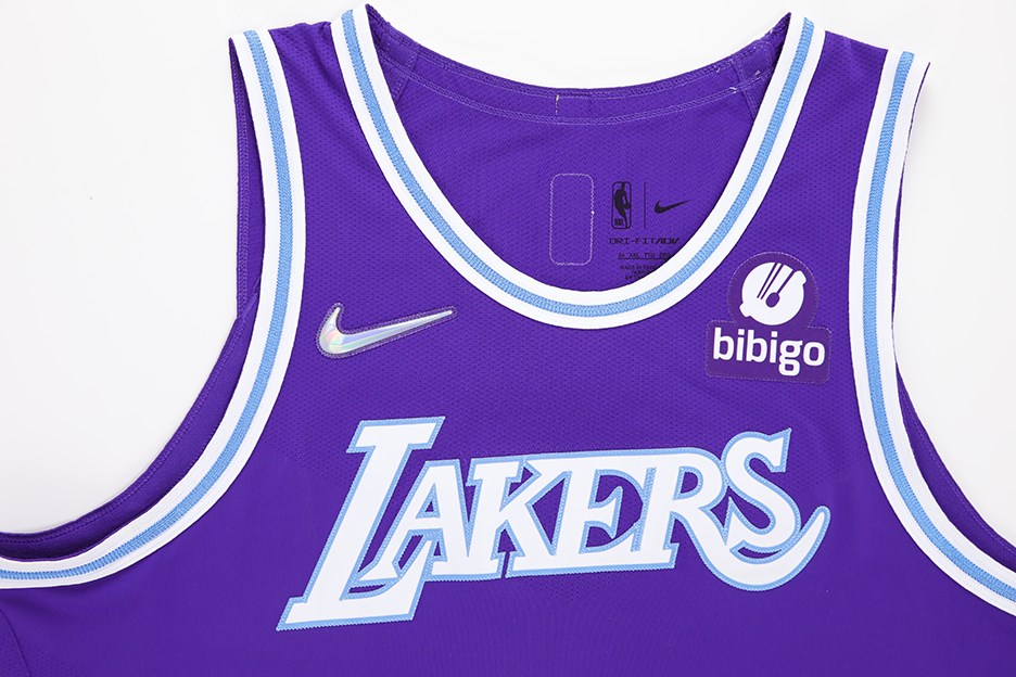 Los Angeles Lakers 2021 - 2022 Bibigo Chest Patch / Badge