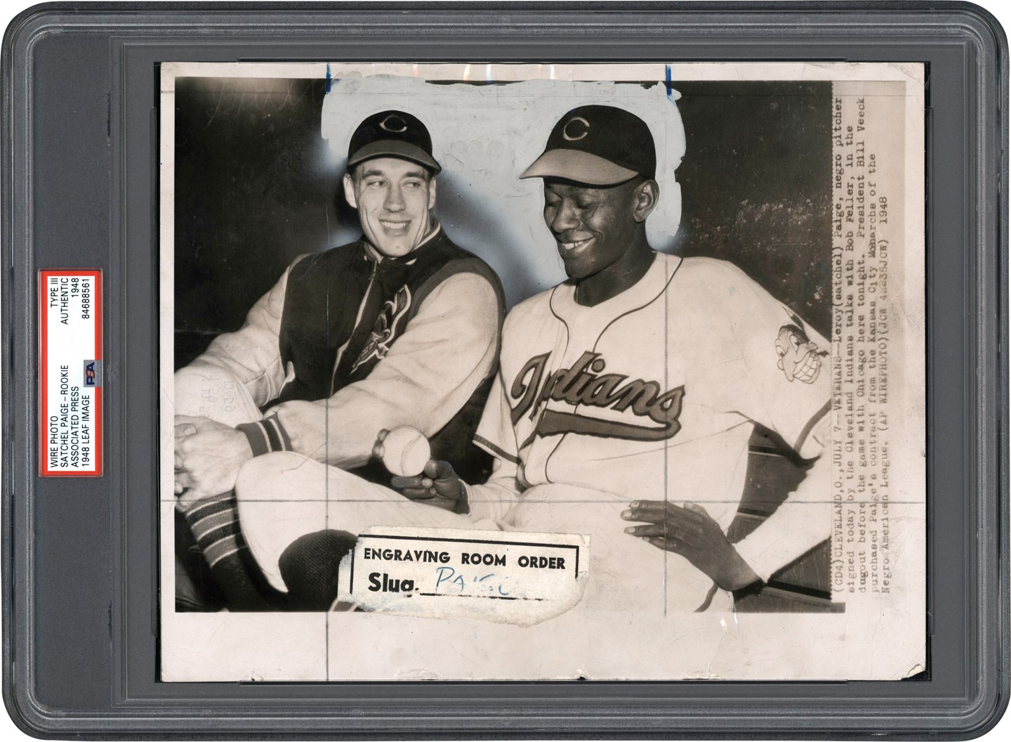 Satchel Paige trading card (St Louis Browns African American