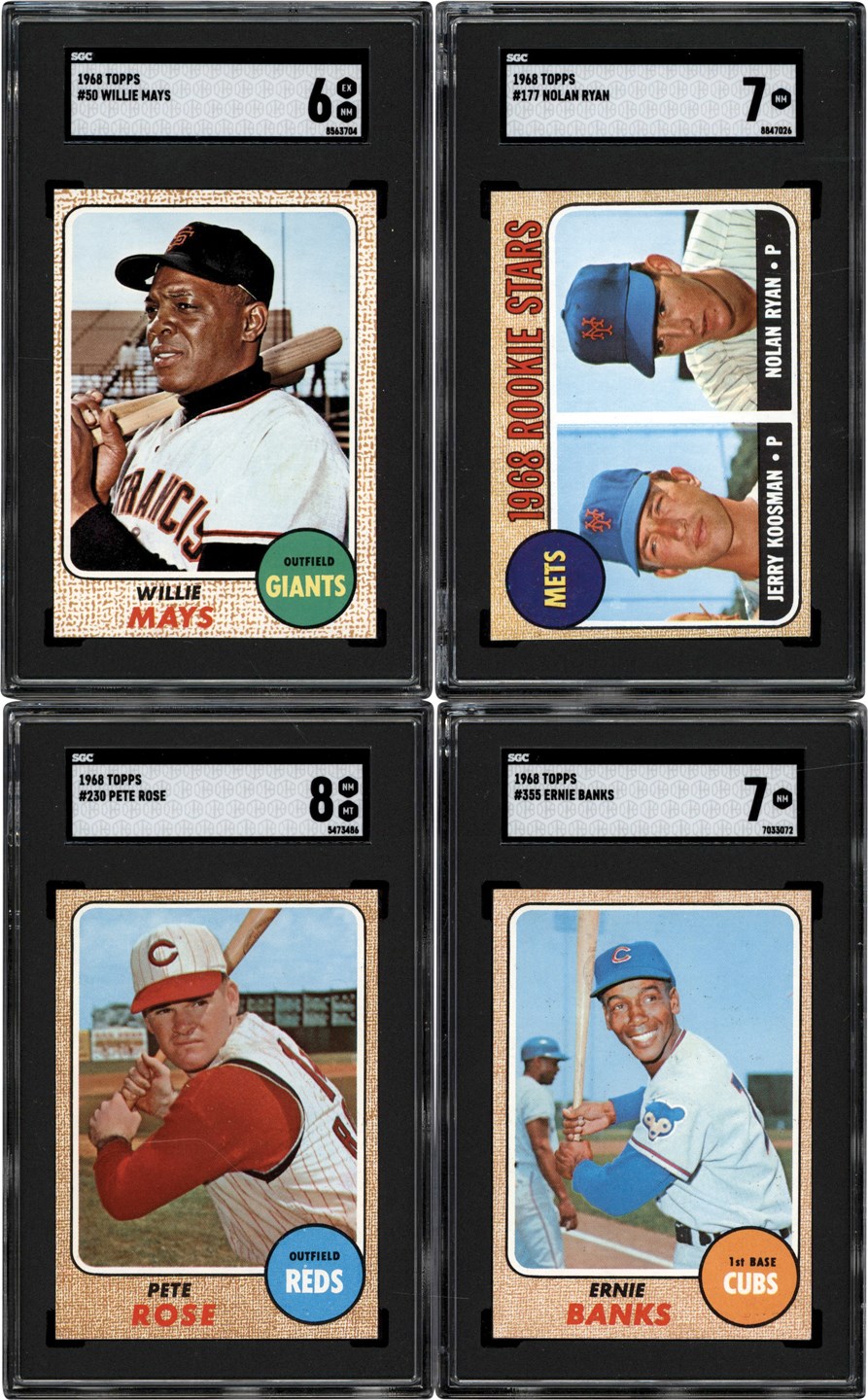 1968 Topps Baseball Complete Set 7.5 - NM+