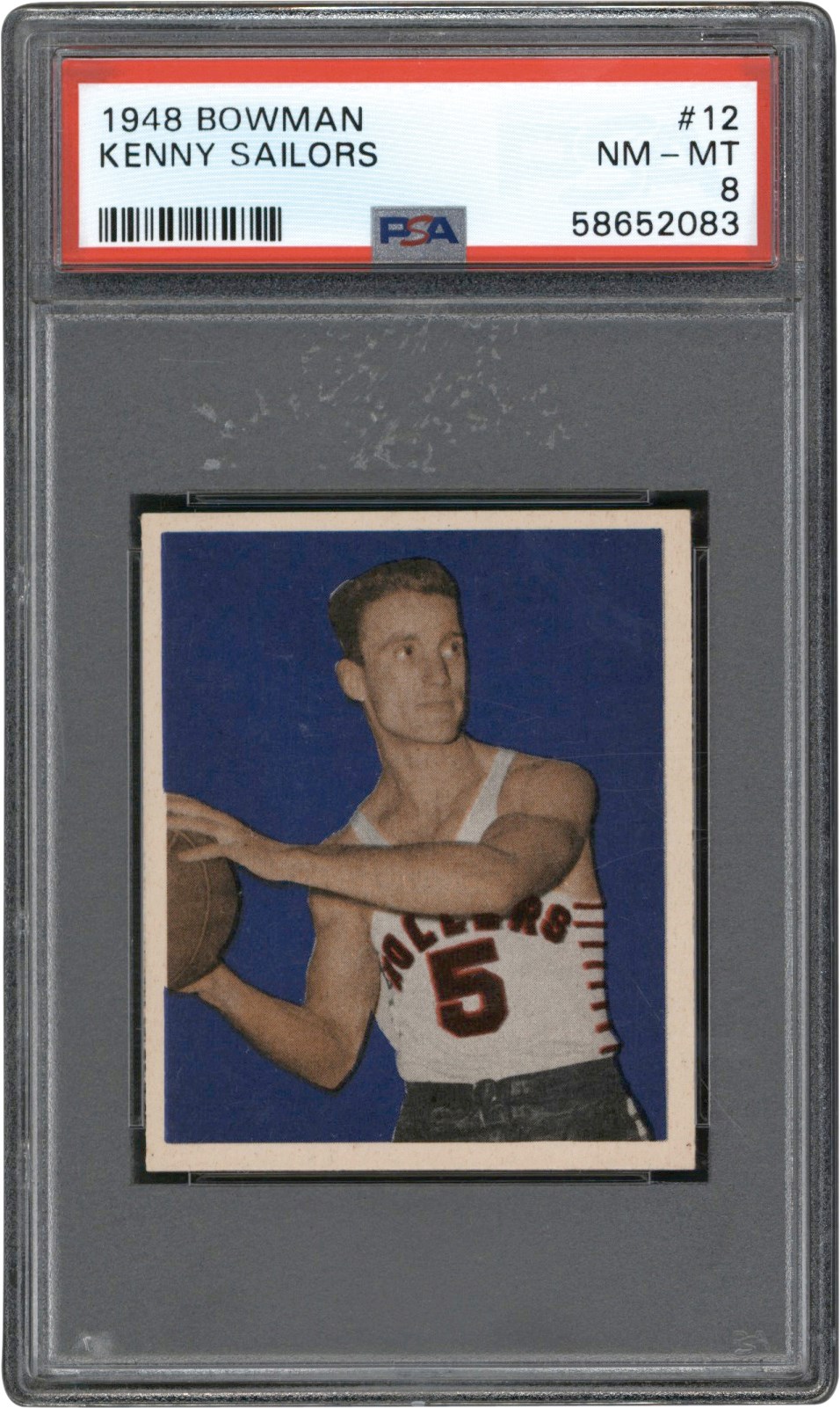 1948 Bowman Basketball  #12 Kenny Sailors PSA NM-MT 8
