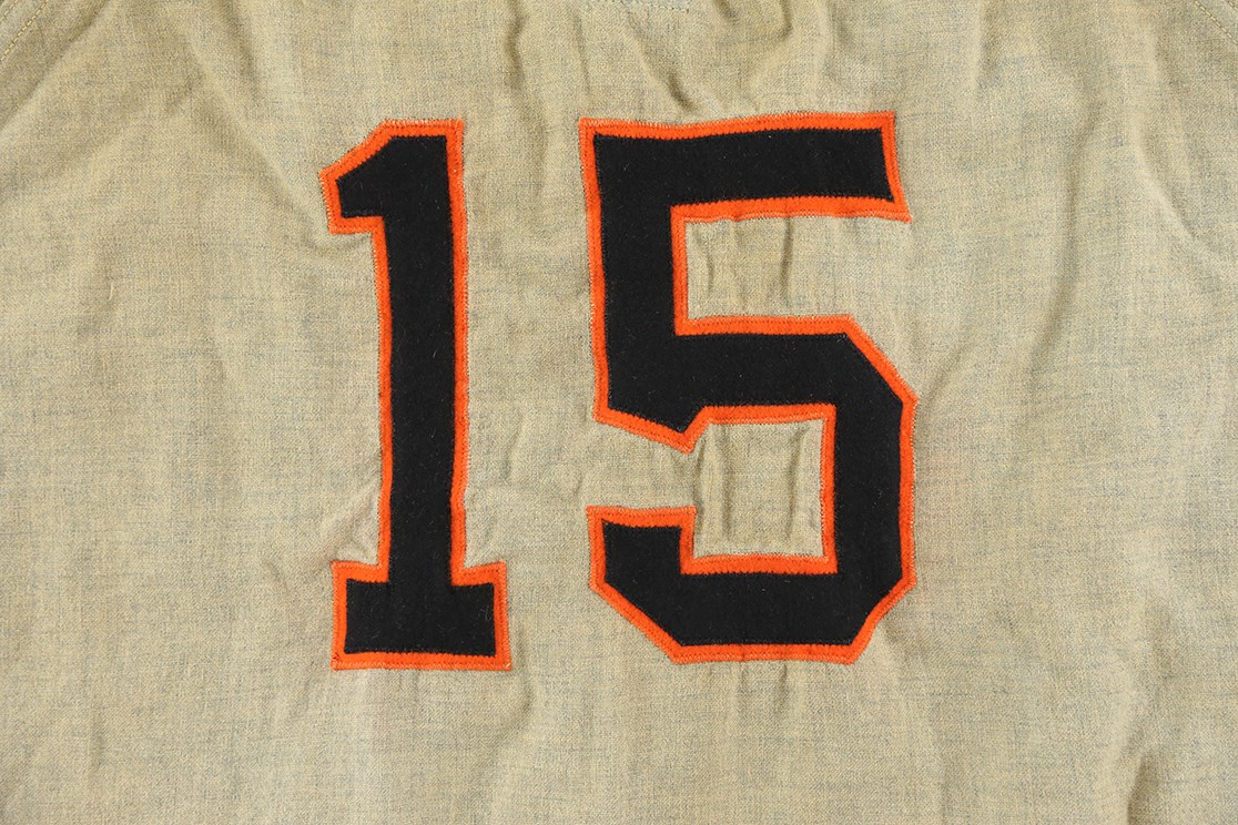 1942 Johnny Mize Game Worn New York Giants Jersey..  Baseball