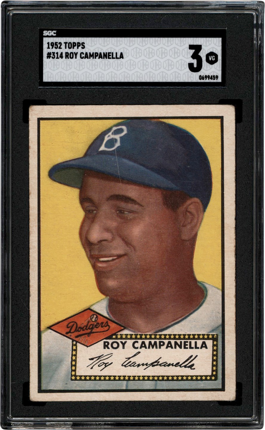 1952 Topps Baseball #314 Roy Campanella SGC VG 3