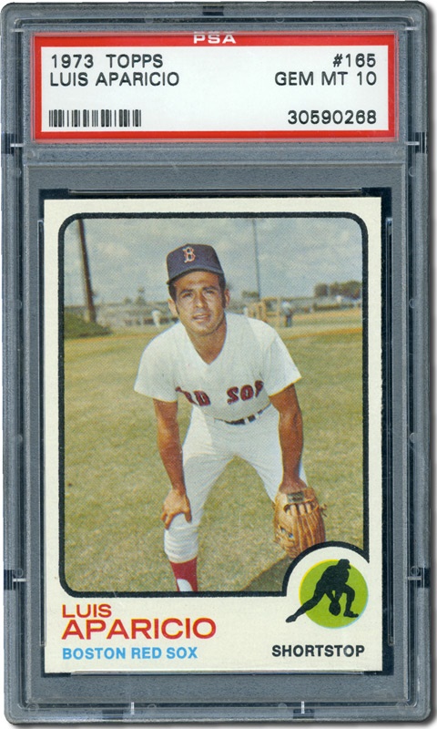 1973 Topps #165 Luis Aparicio PSA 10 Gem Mint