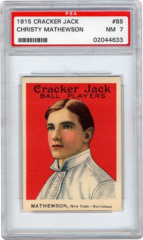 1915 Cracker Jack #88 Christy Mathewson (PSA 7)