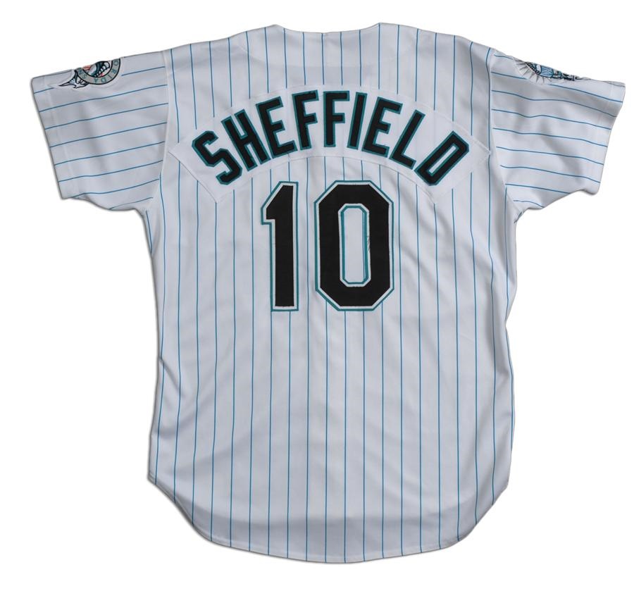 Lot Detail - 1994 Gary Sheffield Game Used Florida Marlins Home Jersey