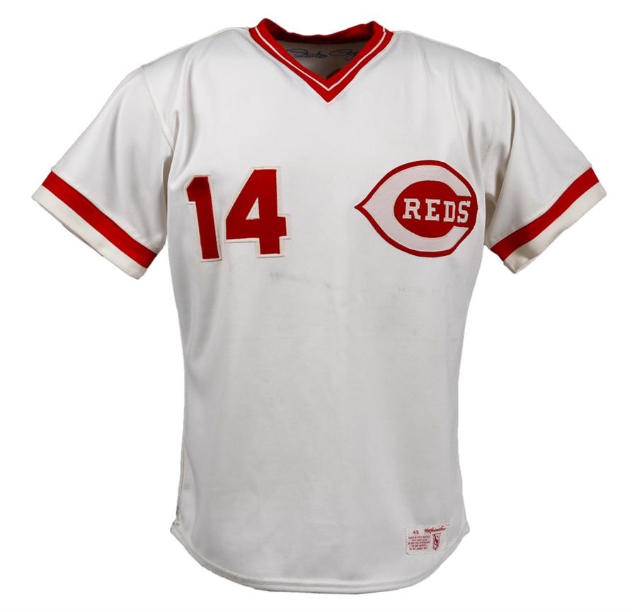 Sold at Auction: PETE ROSE SIGNED REDS JERSEY