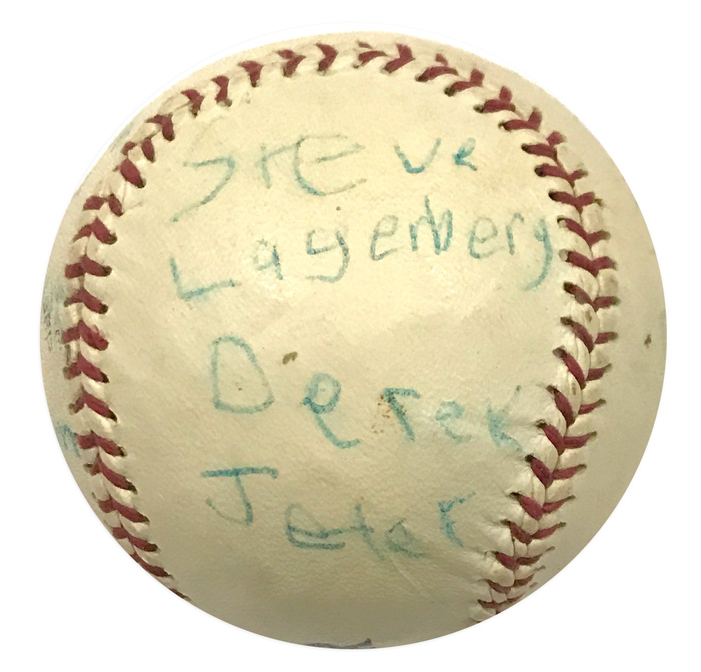 Sold at Auction: Derek Jeter Autographed Baseball