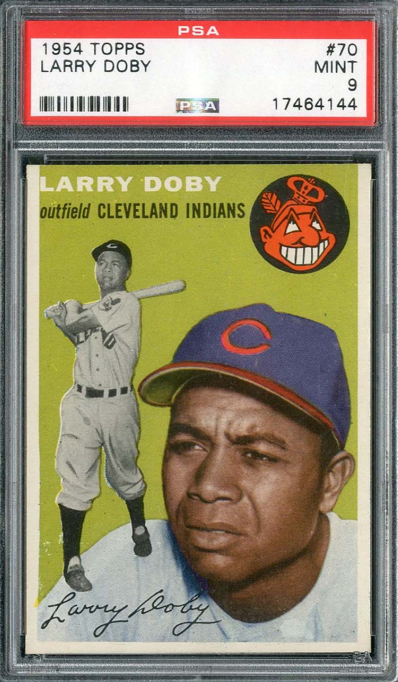1954 Topps #70 Larry Doby - PSA MINT 9