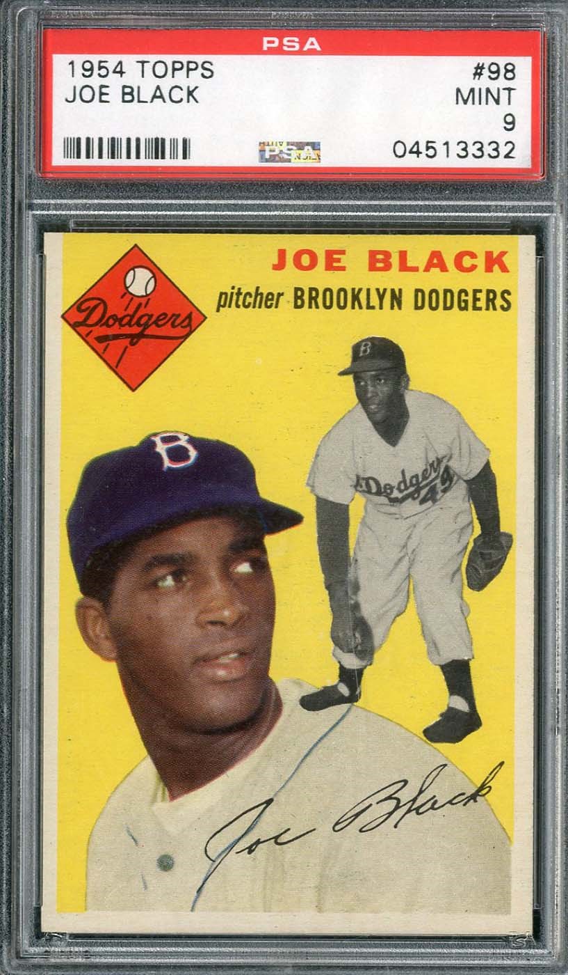 1954 Topps #98 Joe Black - PSA MINT 9