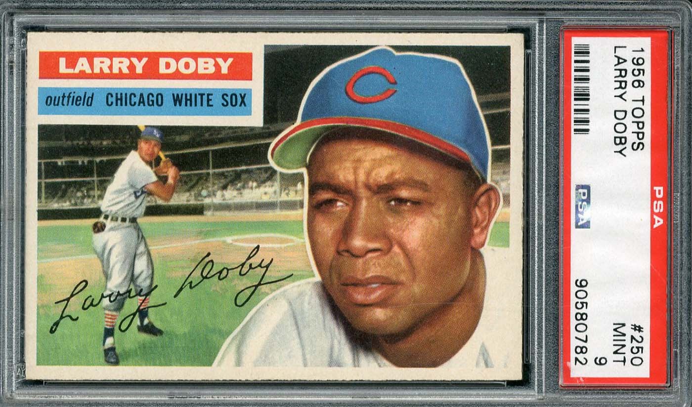 1956 Topps #250 Larry Doby - PSA MINT 9