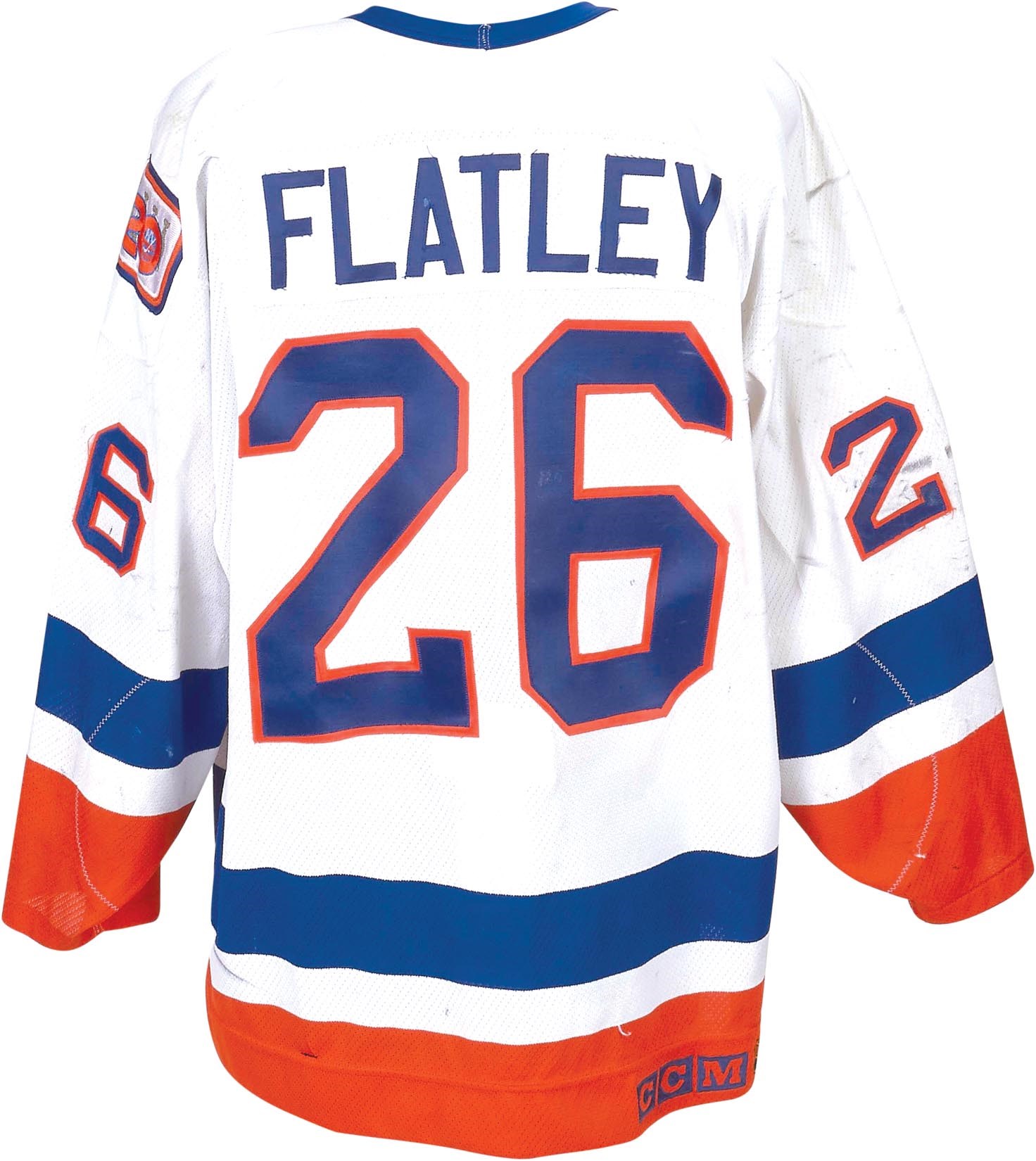 1991-93 Pat Flatley New York Islanders Game Worn Jersey – Photo