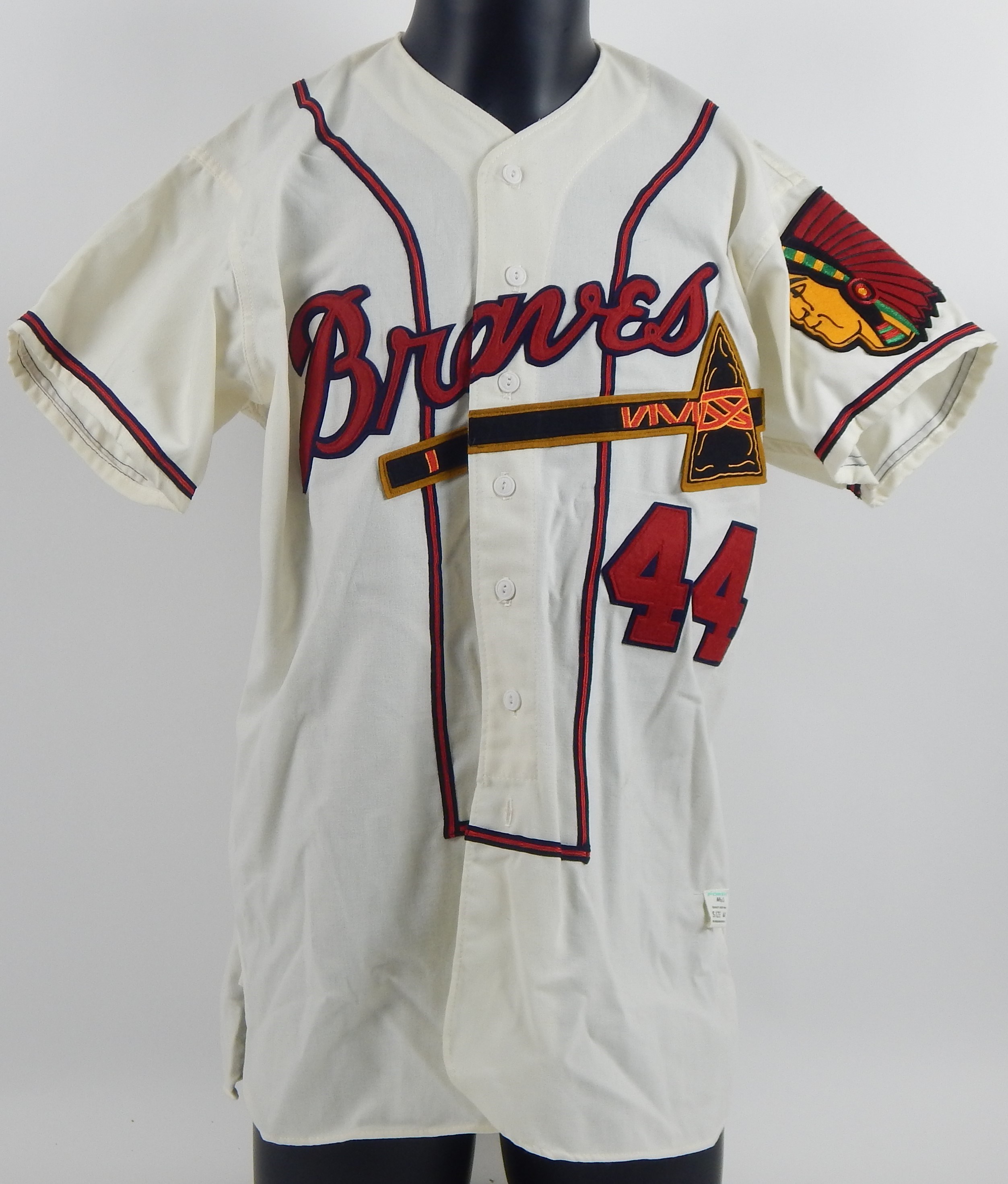 Sold at Auction: A Hank Aaron Signed 1957 Milwaukee Braves