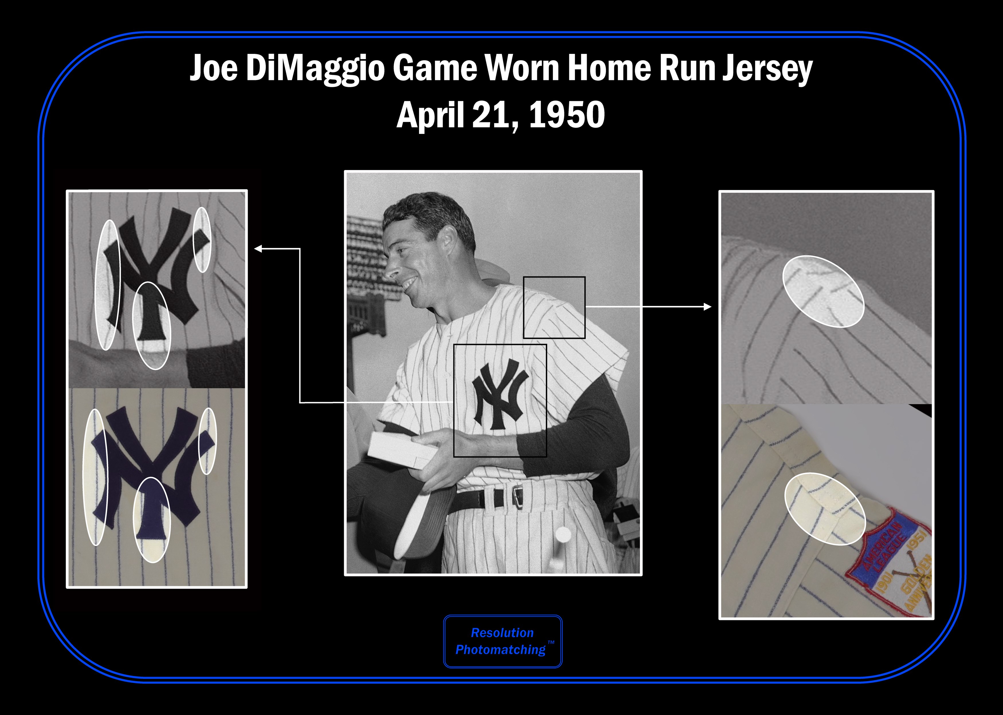 Joe DiMaggio 1951 Authentic Jersey New York Yankees Mitchell & Ness  Nostalgia Co.