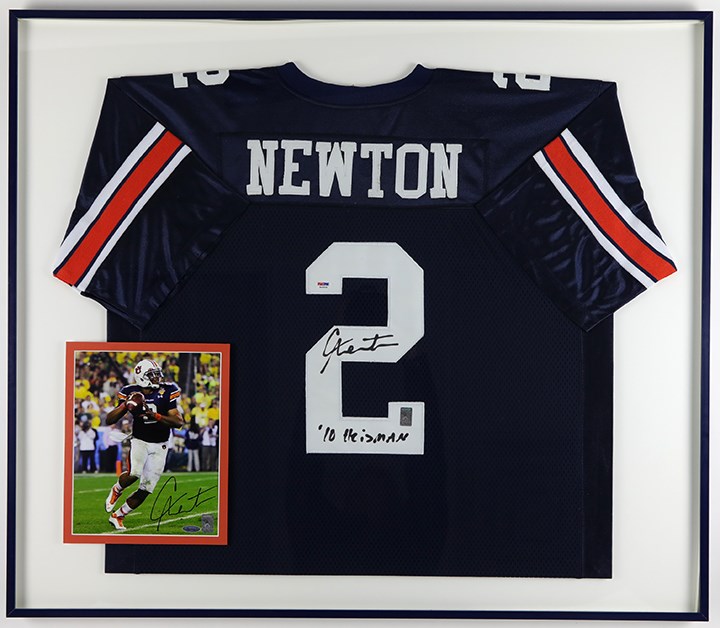 cam newton signed auburn jersey