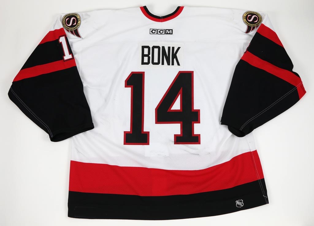 Vintage CCM Radek Bonk Ottawa Senators Hockey Jersey Made in 